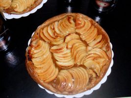 tarte aux pommes de la Boulnagerie Brillant à Lhomme